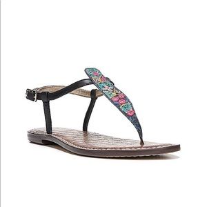 Sam Edelman embroidered sandals in size 8